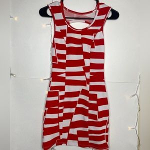 Rhapsodielle White & Red Dress